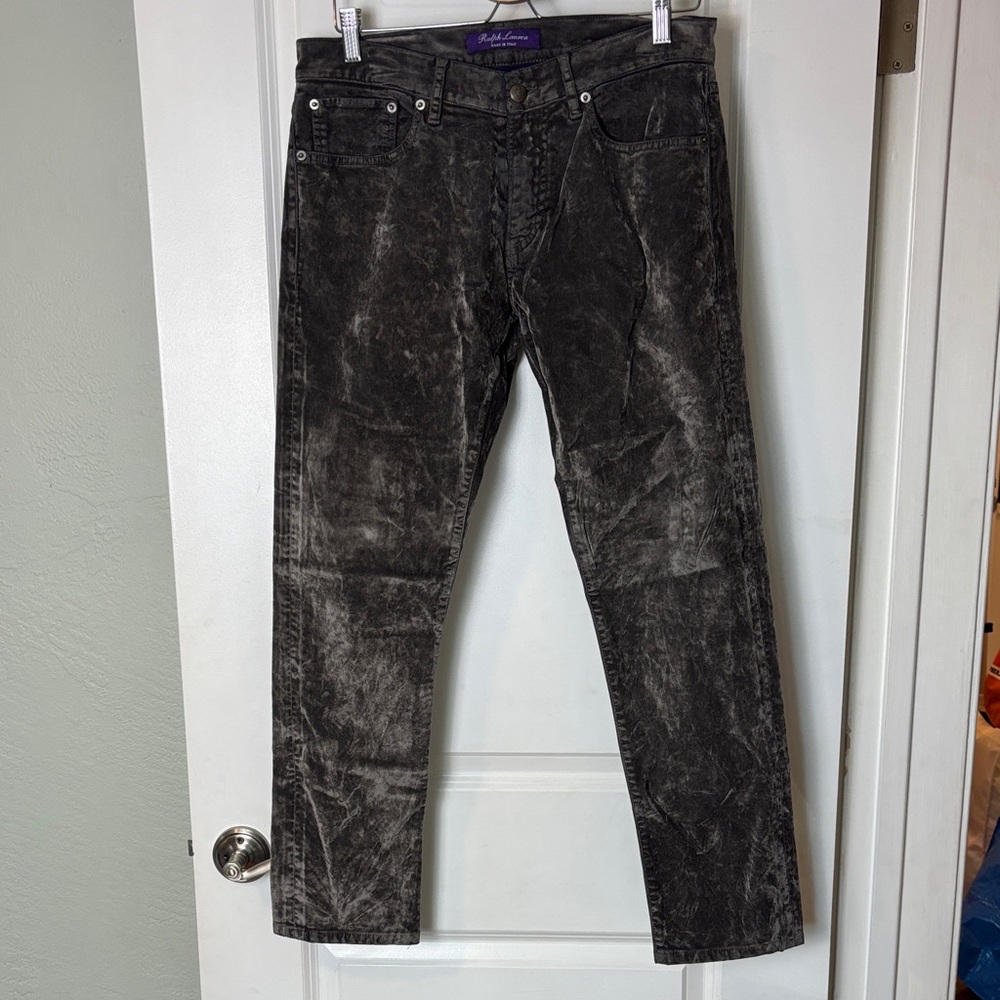 Ralph Lauren Purple Label Velvet Pants
